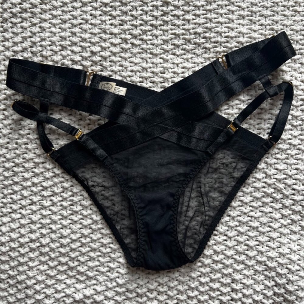 Bordelle Tomoe Harness Brief in Black